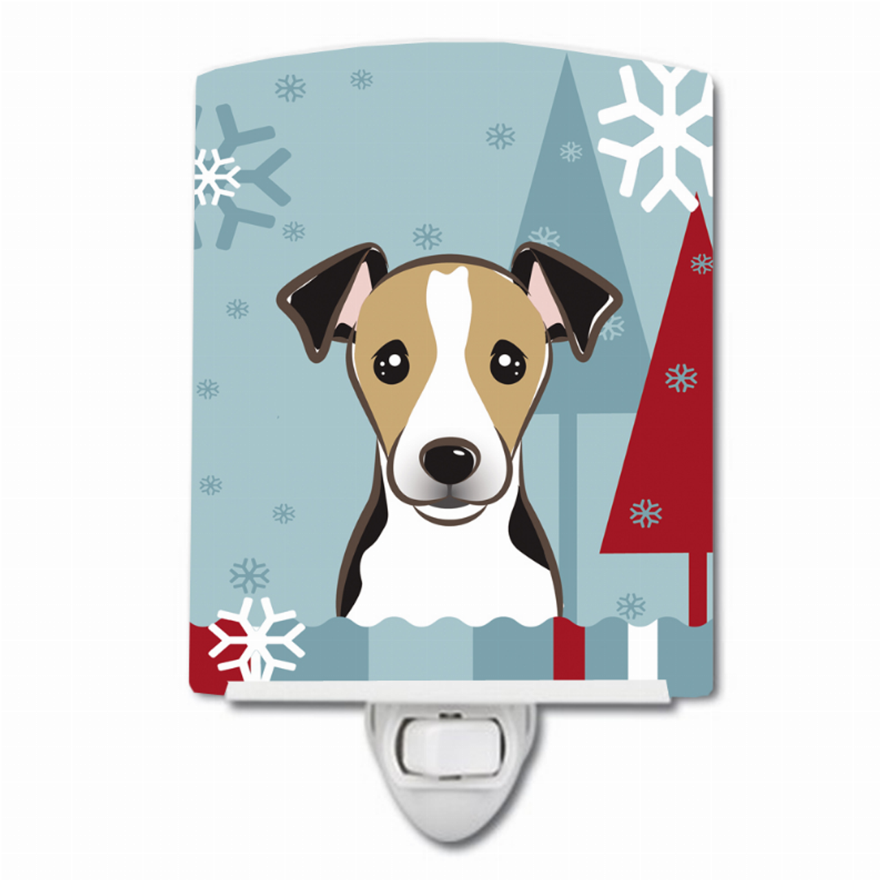 Winter Holiday Design with Dog Ceramic Night Light - S000213B001695P099150V000