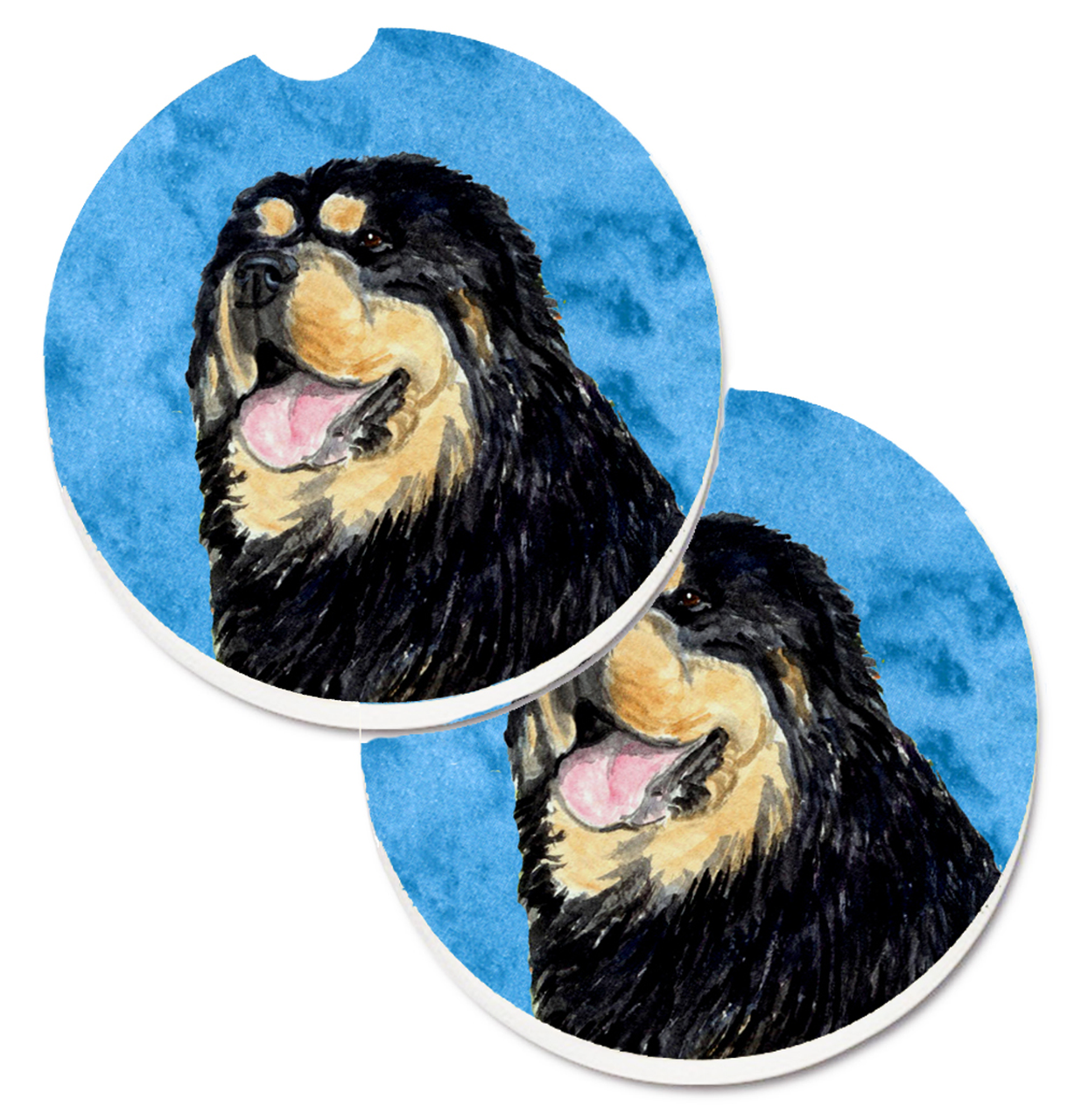 Dog Themed Cup Holder Car Coasters (Set of 2) - S000213B001695P076417V081