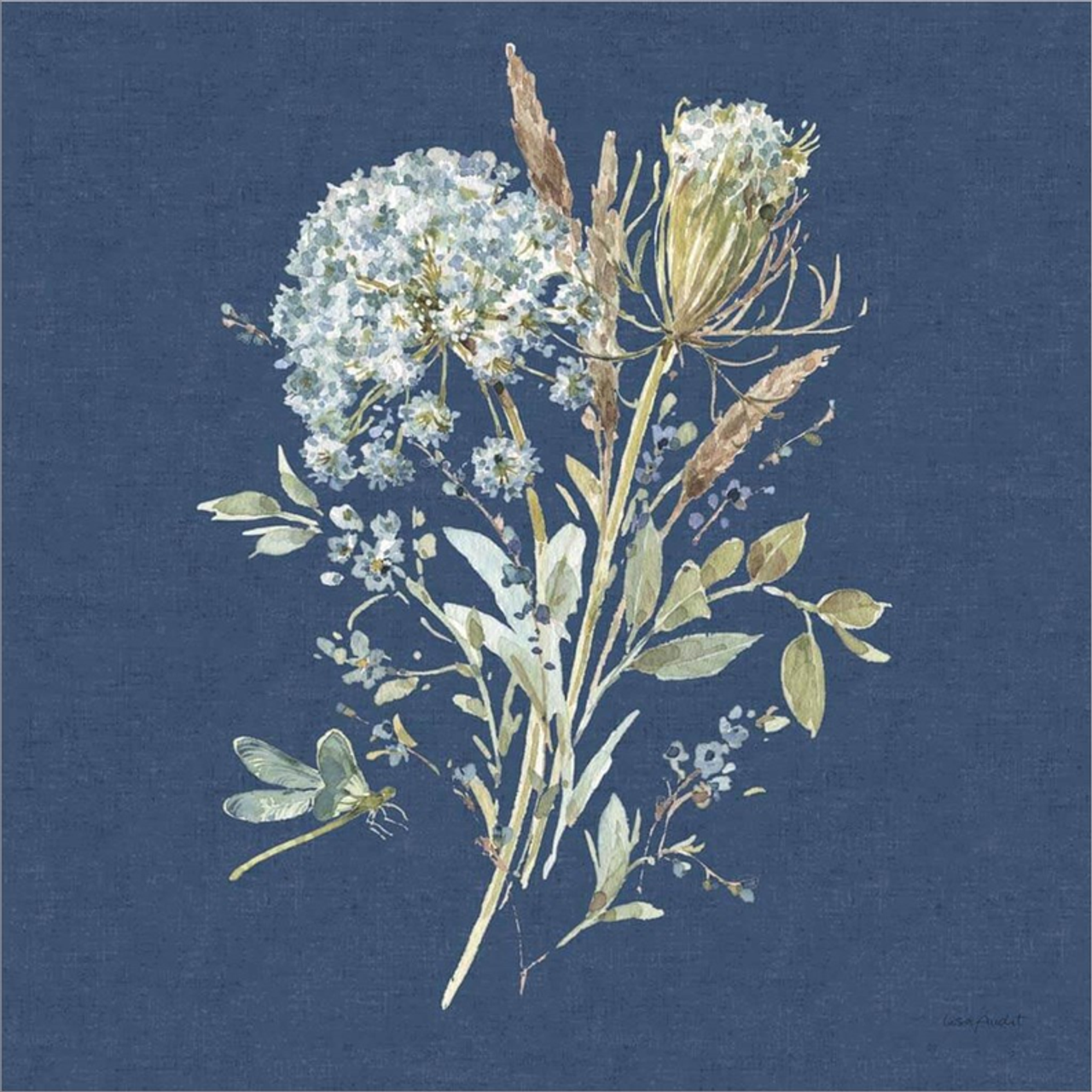 Bohemian Blue 05B by Lisa Audit, Canvas Art - C1079021-0240000-YCDQAMA
