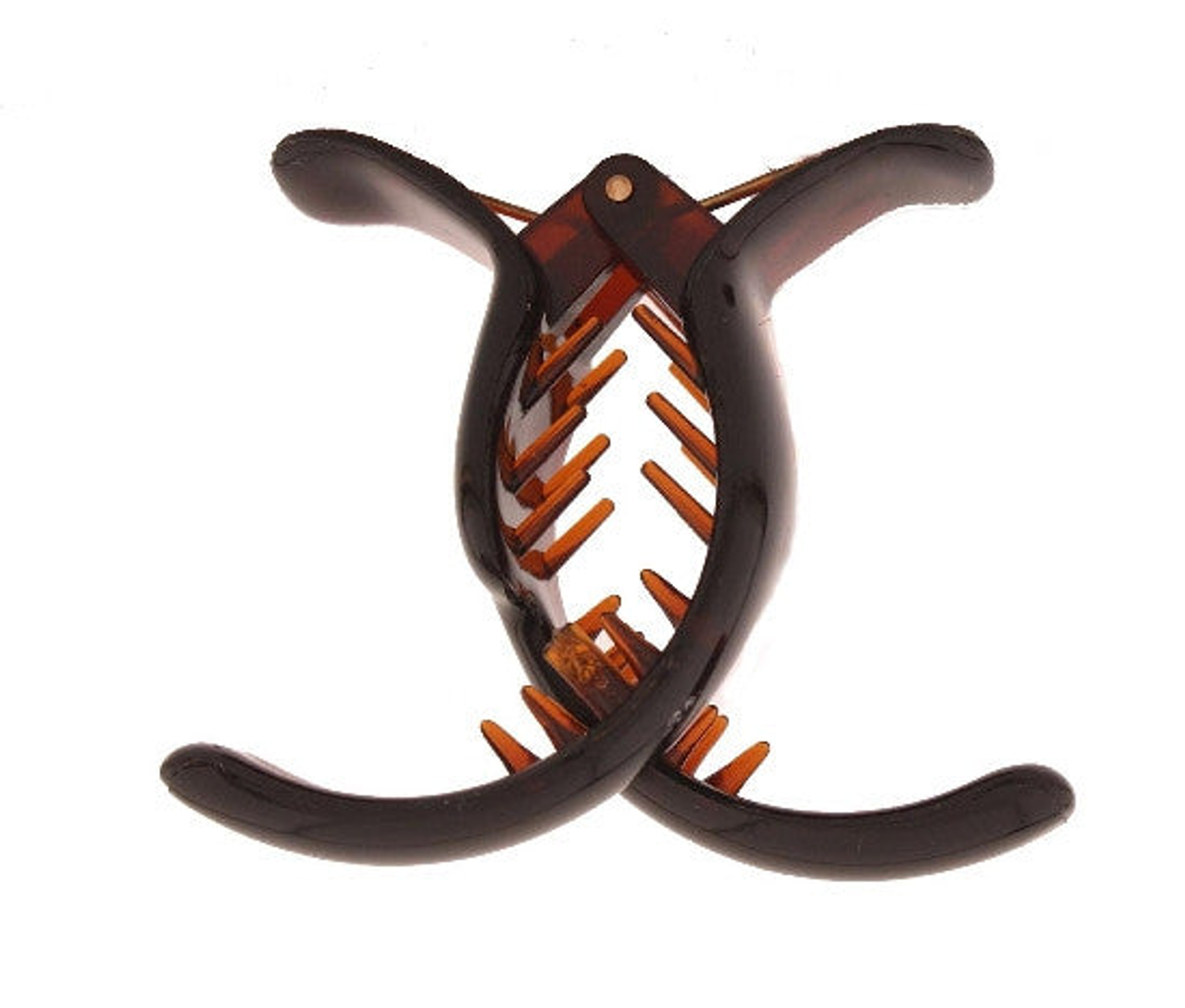 1 Size Fits All Fish Tortoise Shell Ponytail Holder - 346-02