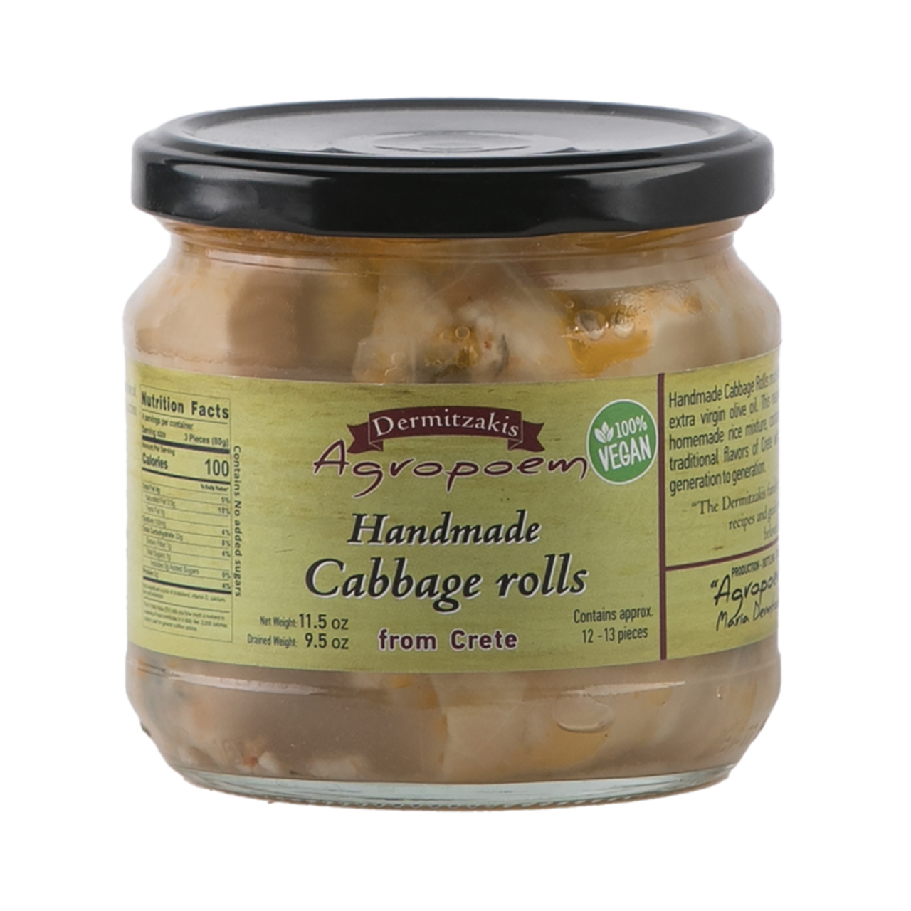 Agropoem - Handmade Cabbage Rolls from Crete