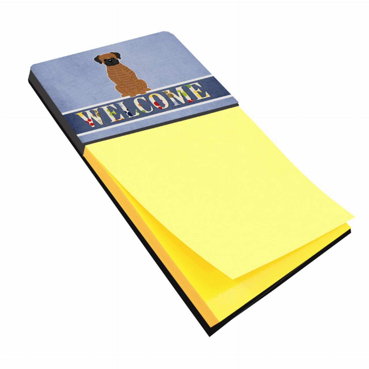Welcome Design with Dog Sticky Note Holder - BB5698SN