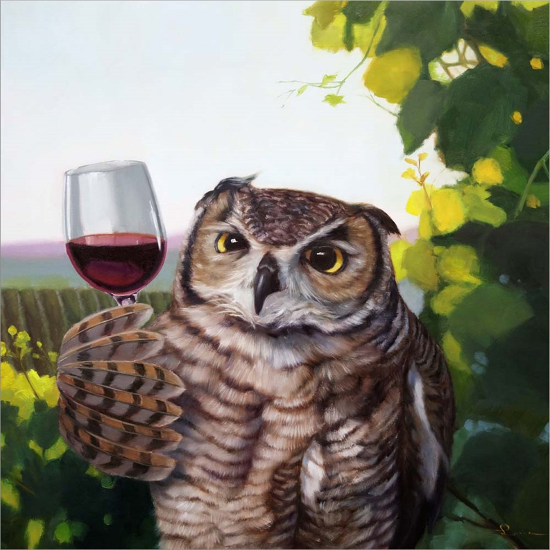 The Connoisseur by Lucia Heffernan, Canvas Art