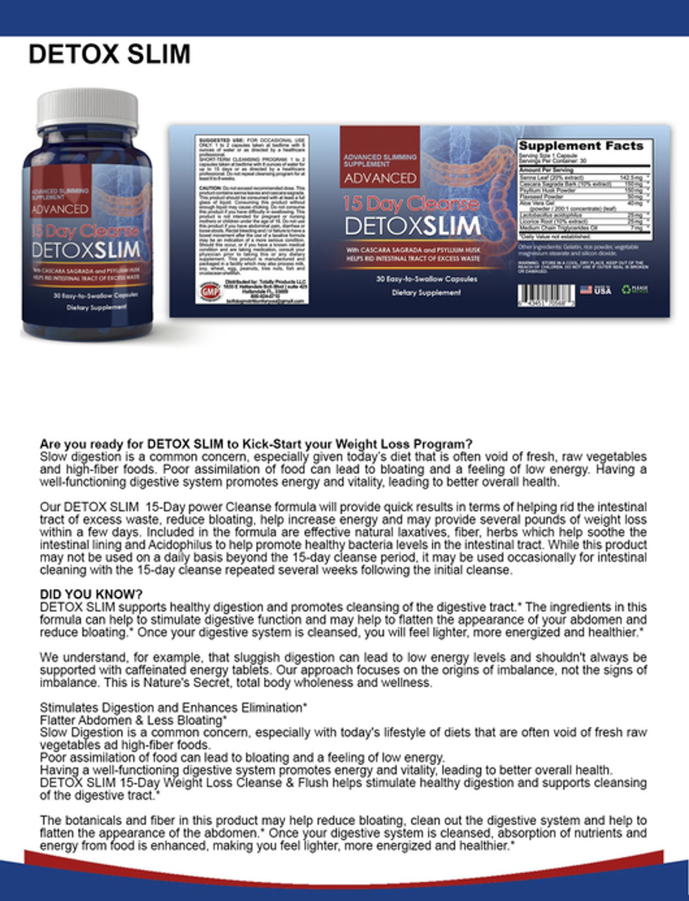 Apple Cider and Detox Slim Combo pack