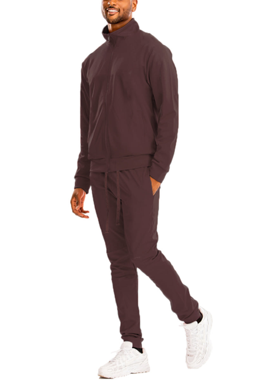 Essential Solid Track Set - SET-J201-P201-BROWN-XL