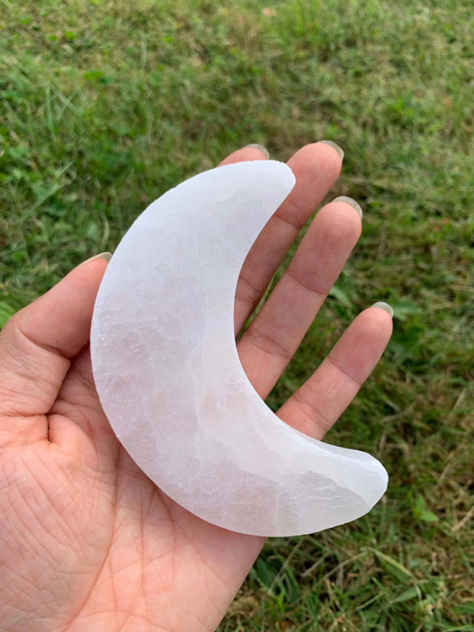 Selenite Moon | 10 cm | Morocco