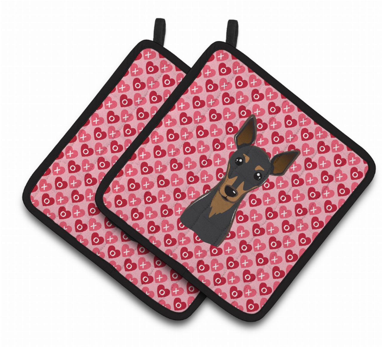 Dog XOXO Pair of Pot Holders - BB5310PTHD