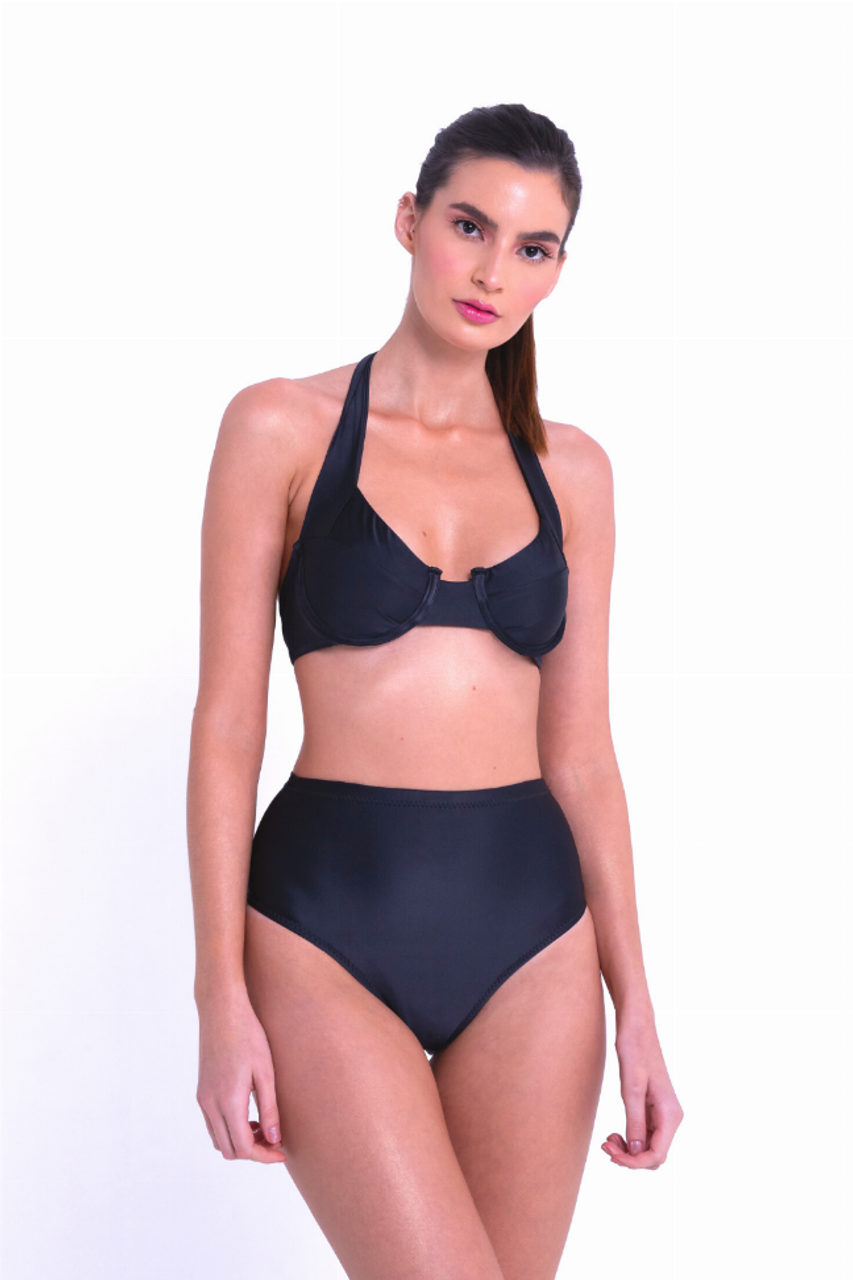 Minimal High Waisted Bikini Bottom - P3223S-2