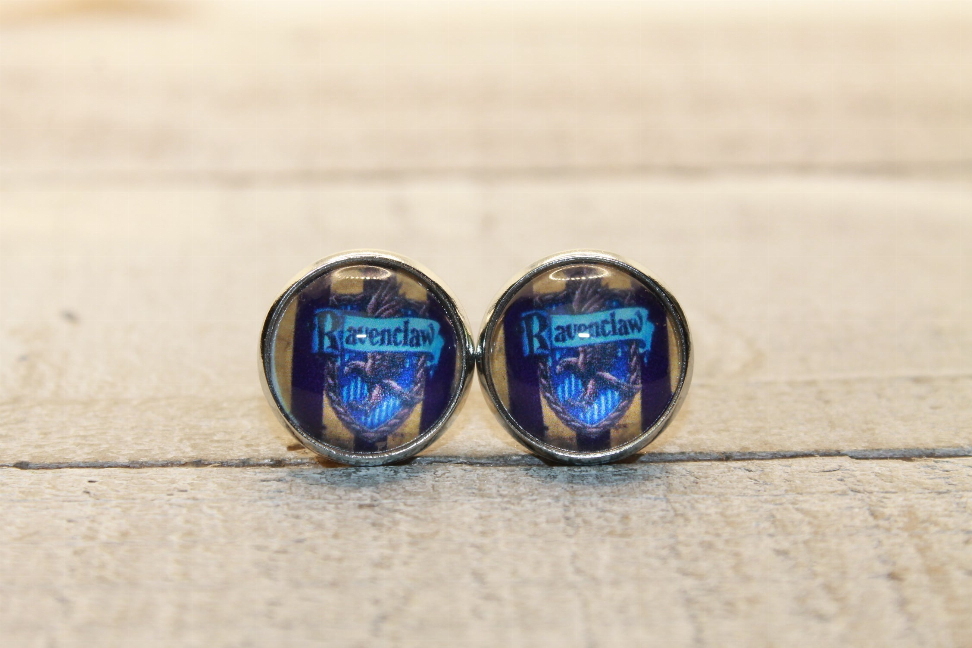 Ravenclaw  Glass Stud Earrings