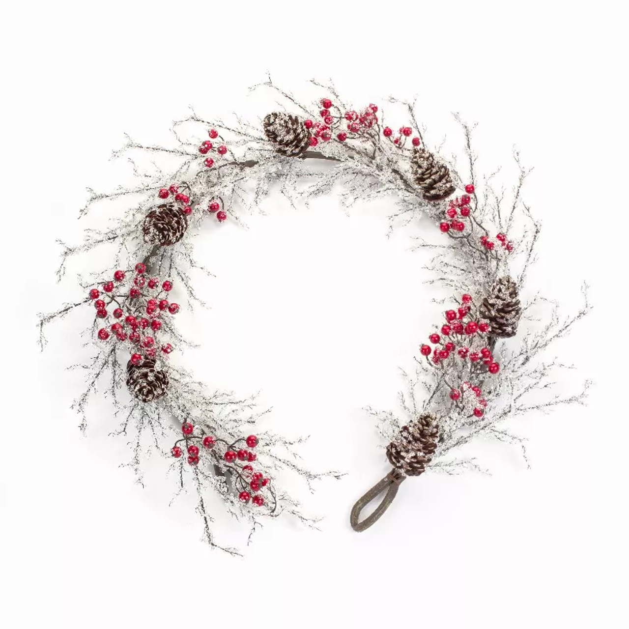 Icy Twig/Cone/Berry Garland (Set of 2) 5'L Plastic