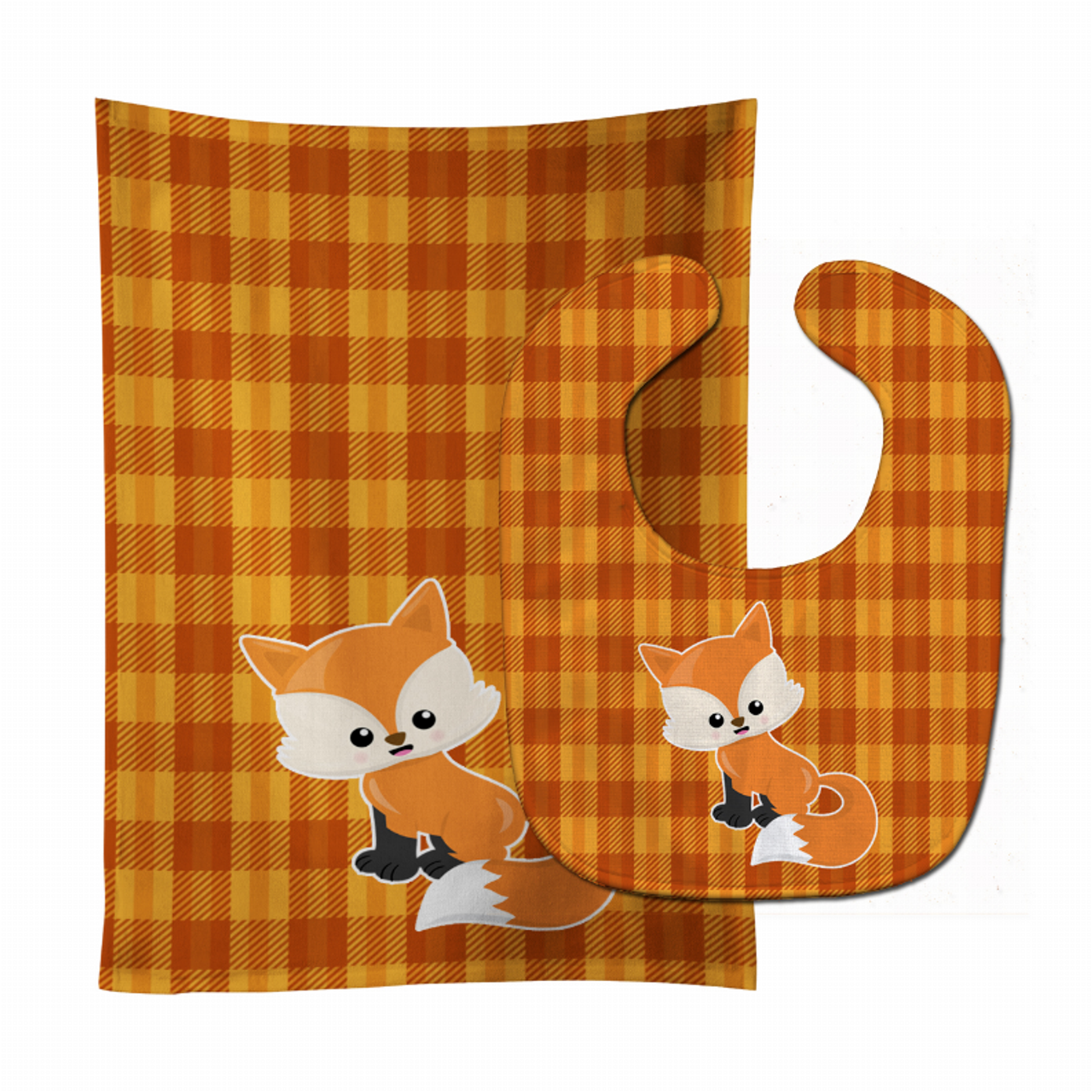 Animal Baby Bib & Burp Cloth - BB7087STBU