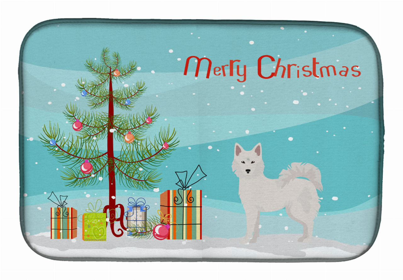 Dog Breed/Merry Christmas art Dish Drying Mat - CK3450DDM