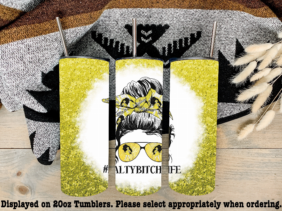 Salty Bitch Life Steel Tumbler