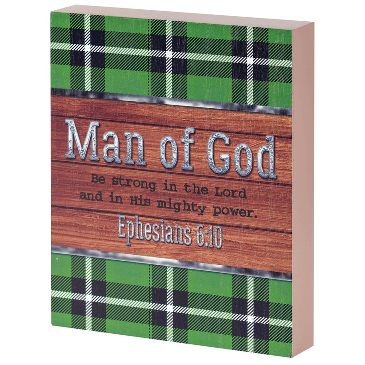 Man Of God Tabletop Wall Plaque