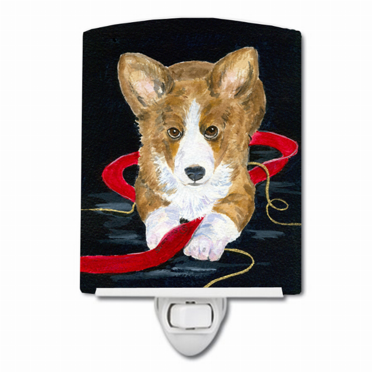 Dog Art Ceramic Night Light - S000213B001695P103878V000