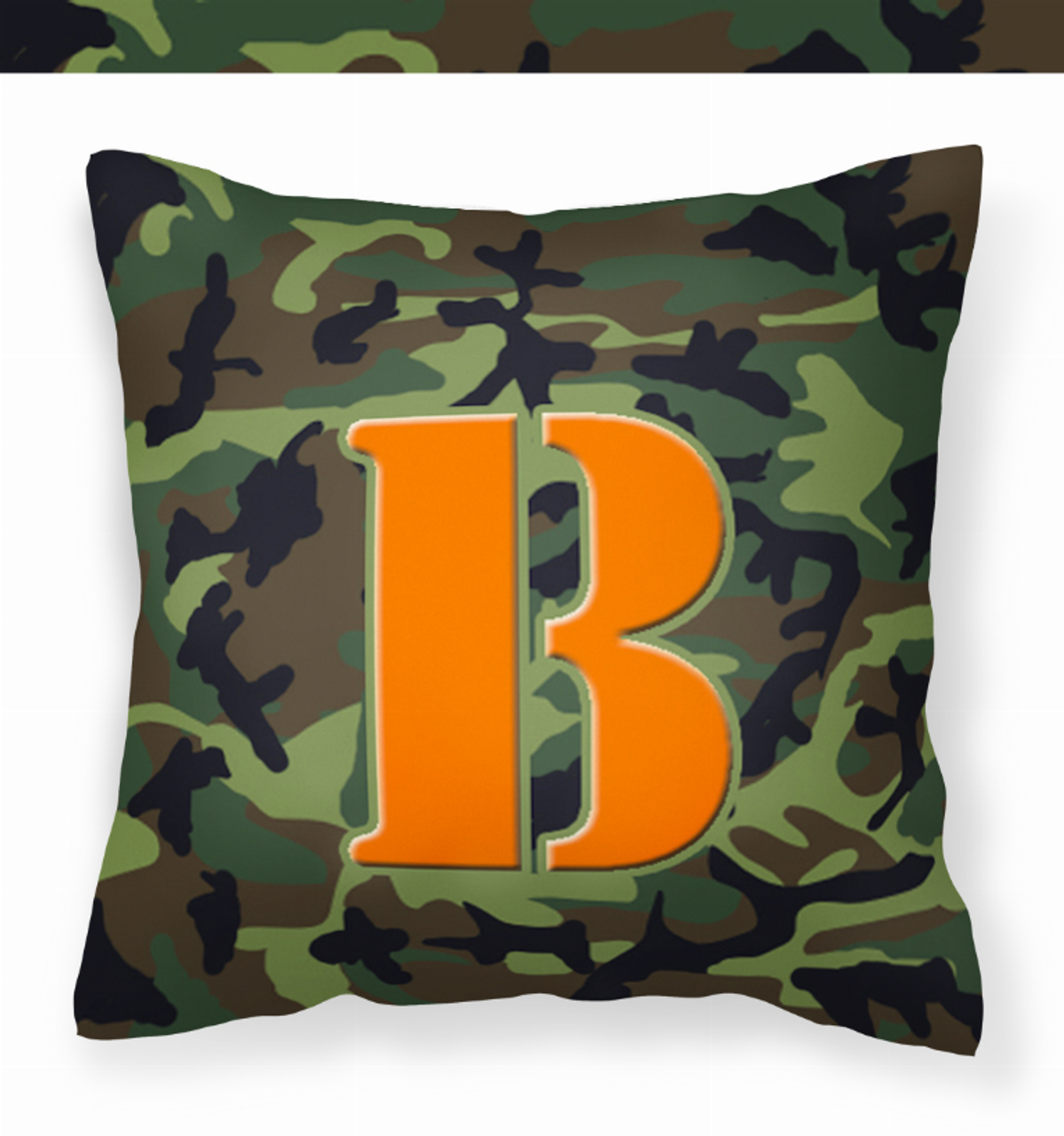 Monogram Letter Fabric Decorative Pillow - CJ1030-BPW1414