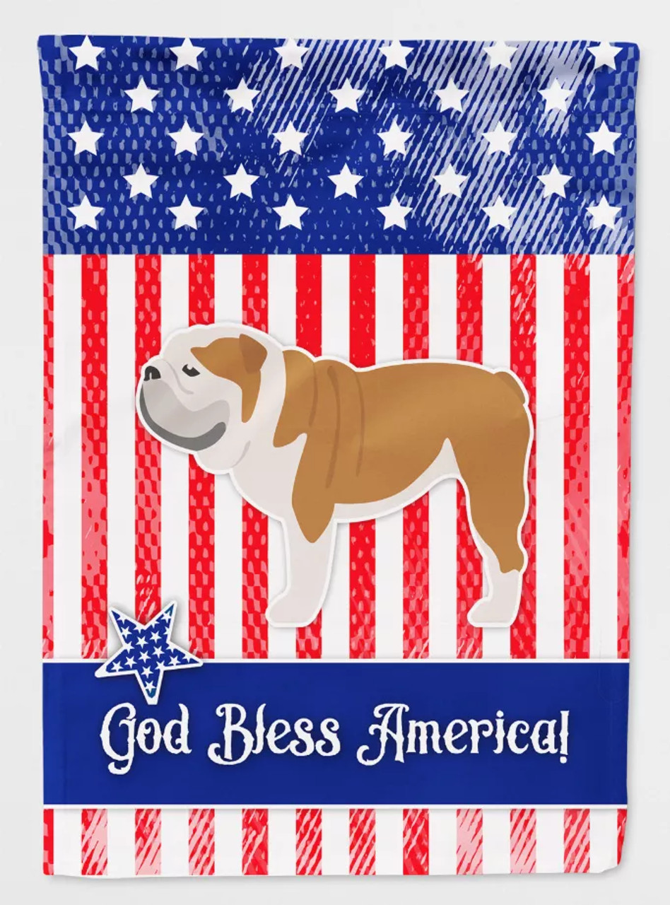 USA Patriotic Dog Breed Themed Flag Canvas - BB3362CHF