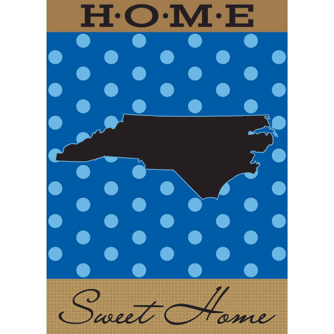 Garden North Carolina Home Flag