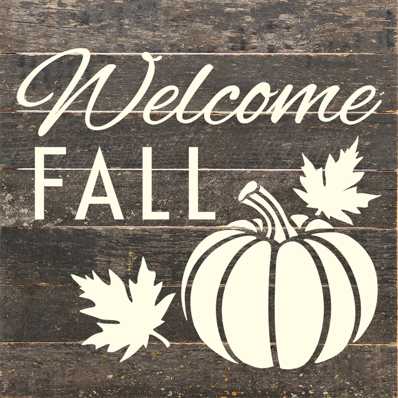 Welcome Fall... Wood Sign - 10WELCOMEFALL-ES