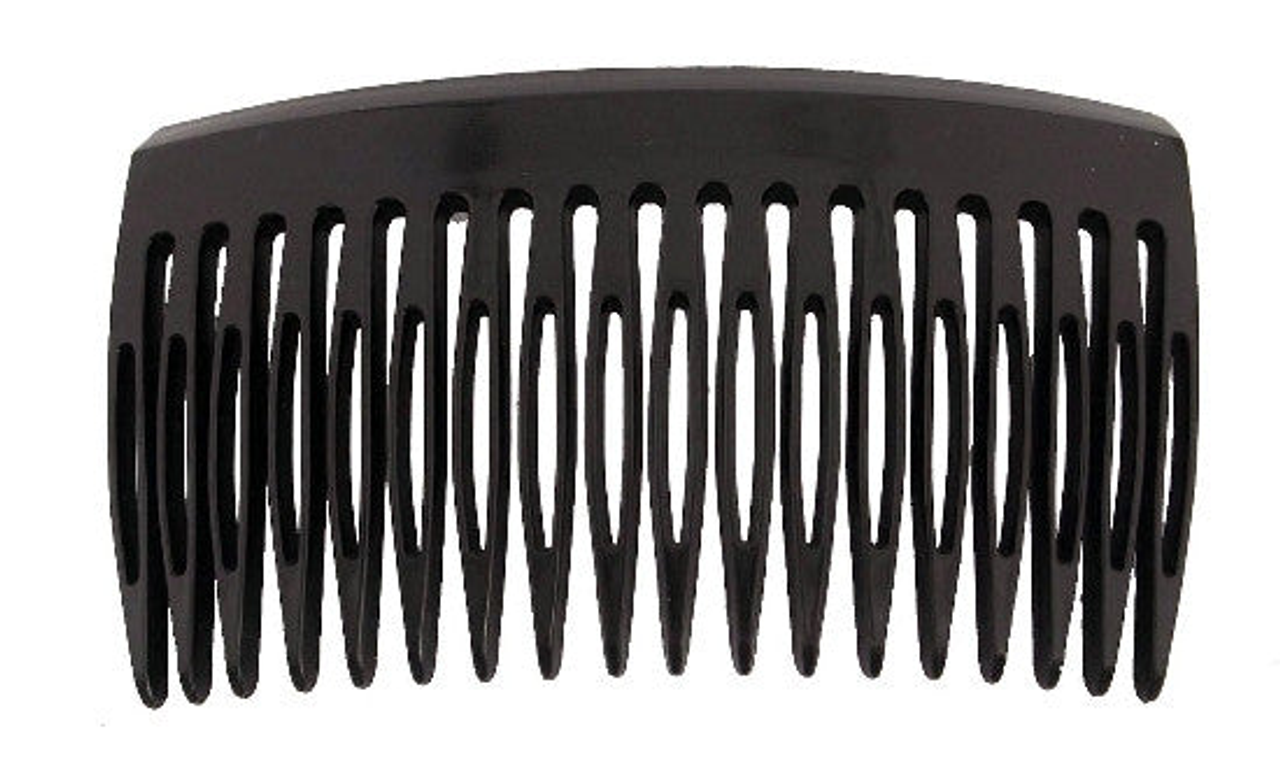 Small Black French Side Hair Comb - 9556-12