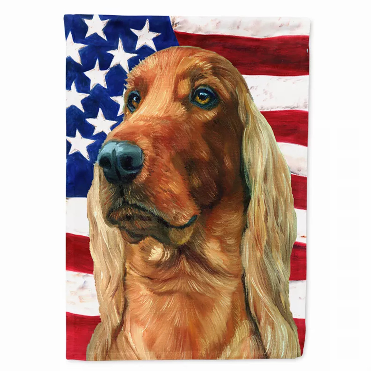 USA American Flag with Dog Flag Garden Size - LH9541GF