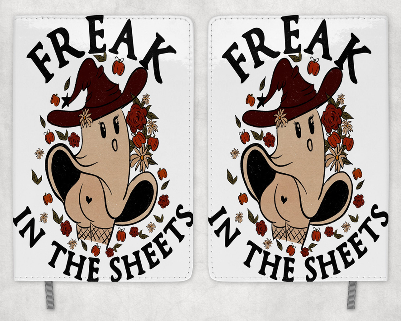 Freak In The Sheets Ghost Printed 8 Inch  A-5 Journal
