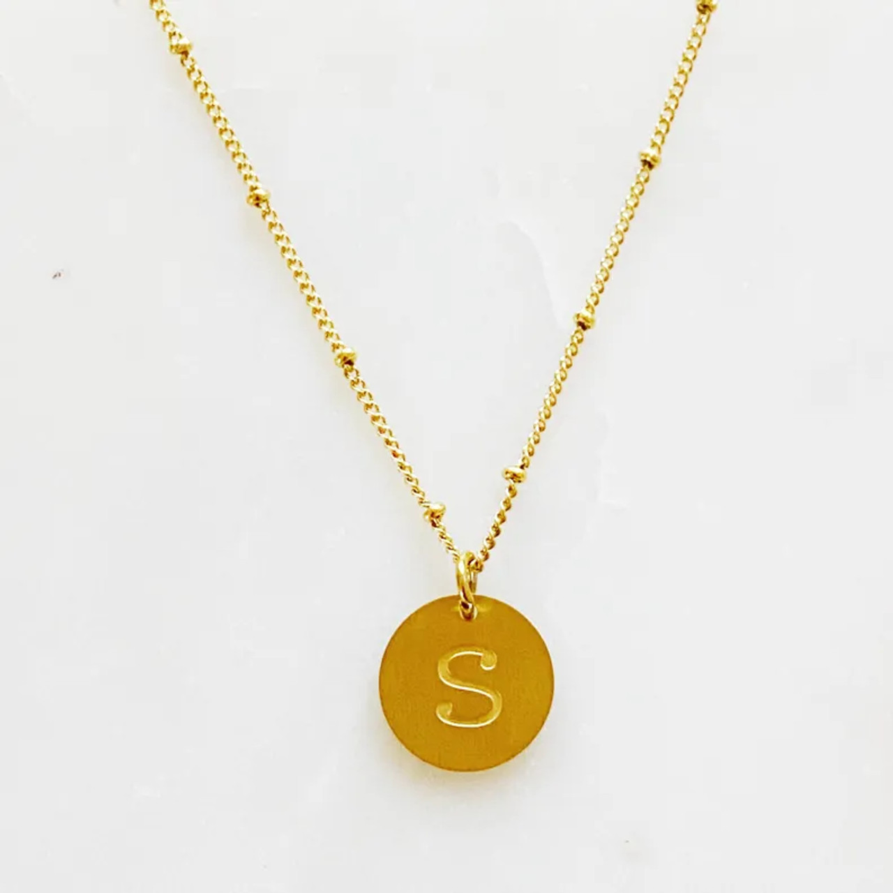 Ellison + Young: Singular Charm Initial Necklace - Z2-541-9-2020-EYN0003-S
