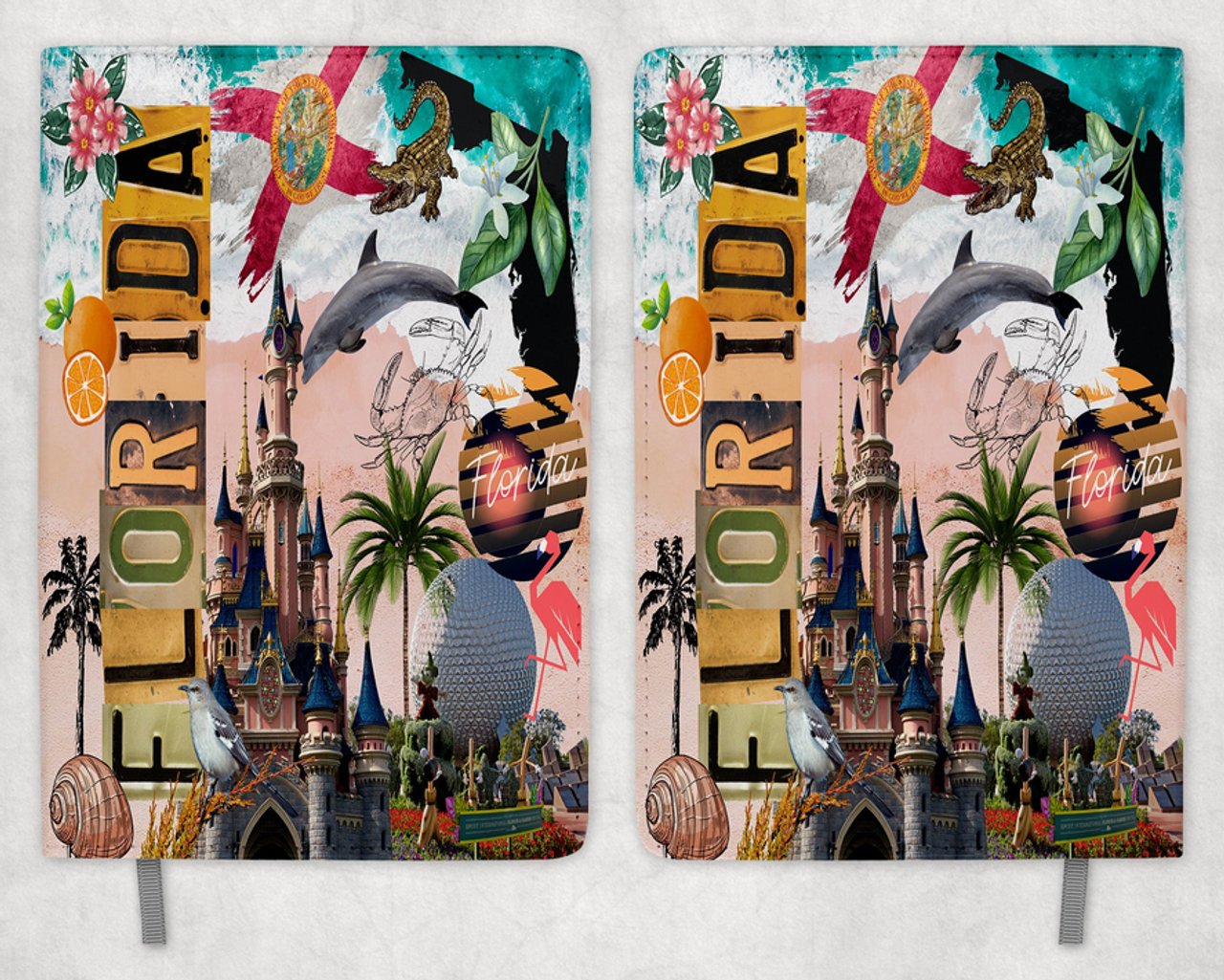 Florida Printed 8 Inch  A-5 Journal