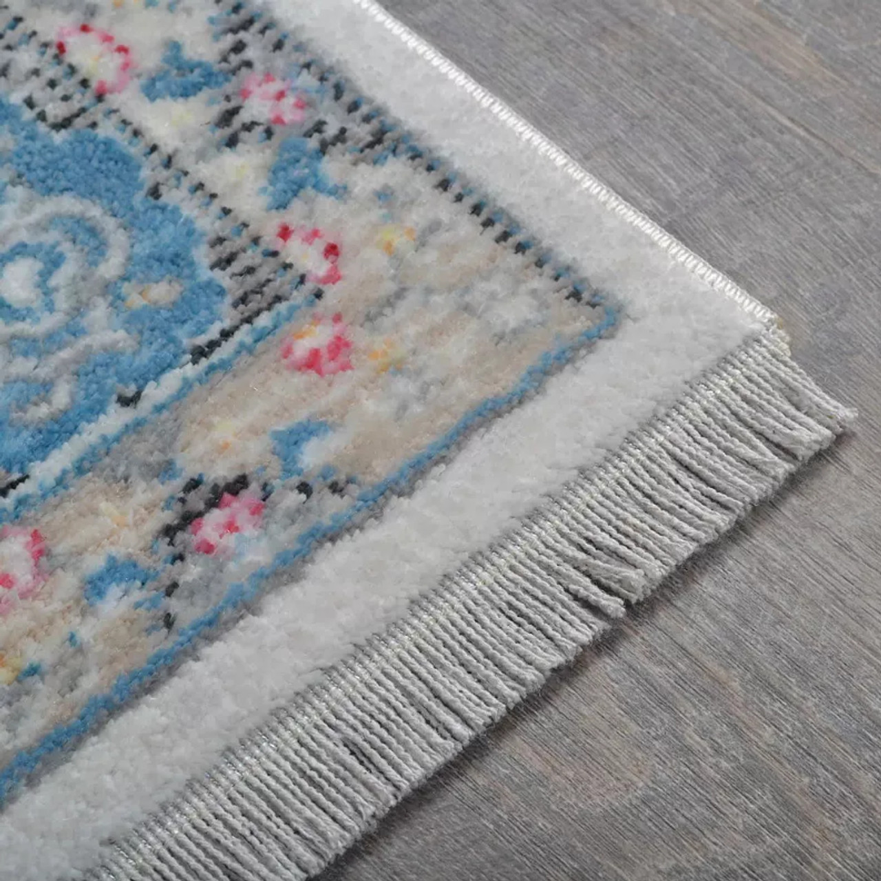 Rugsotic Carpets Machine Woven Crossweave Polyester Multicolor Area Rug Oriental - S001733B002199P000129V059