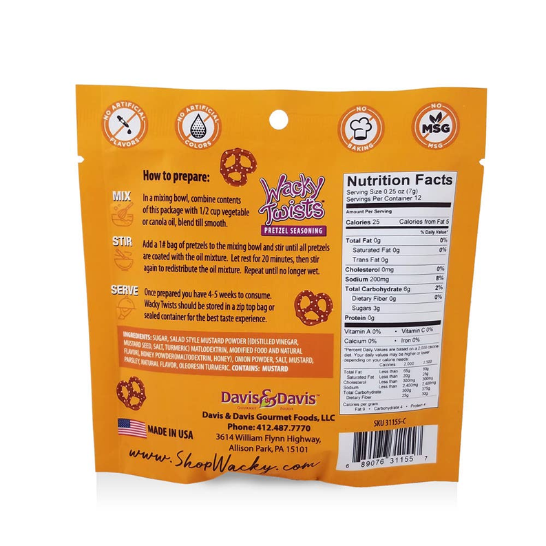 Honey Mustard Wacky Twists