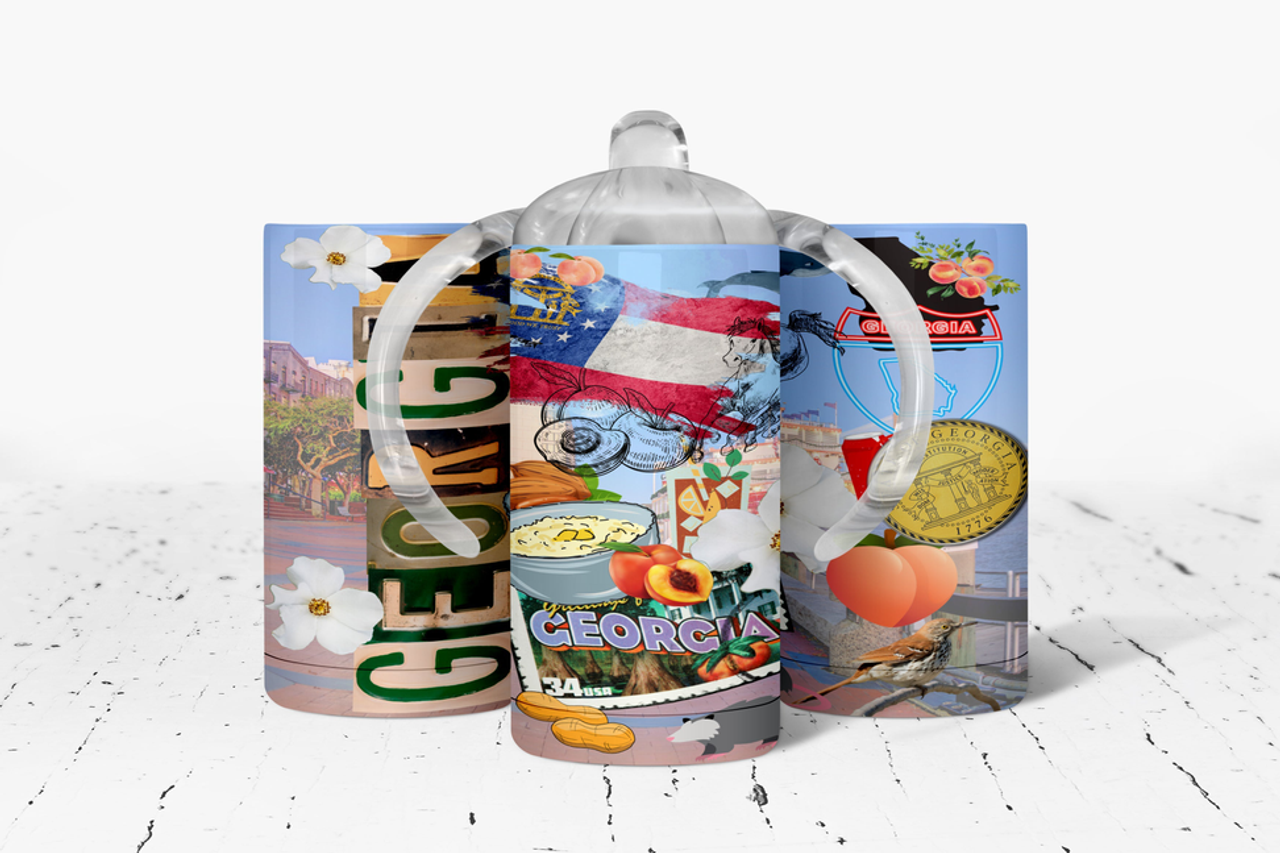 Georgia Insulated Kids Dual Lid Sippy Cup Tumbler