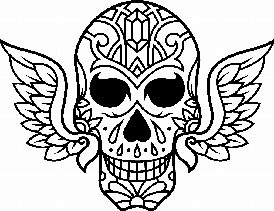 Skull With Wings T-shirt - 177300027842