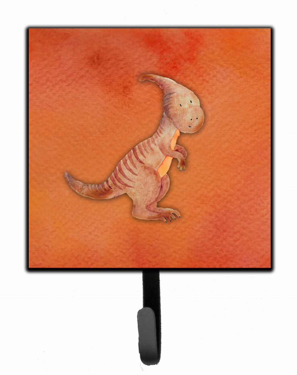 Parasaurolophus Watercolor Cartoon Art Themed Watercolor Leash or Key Holder