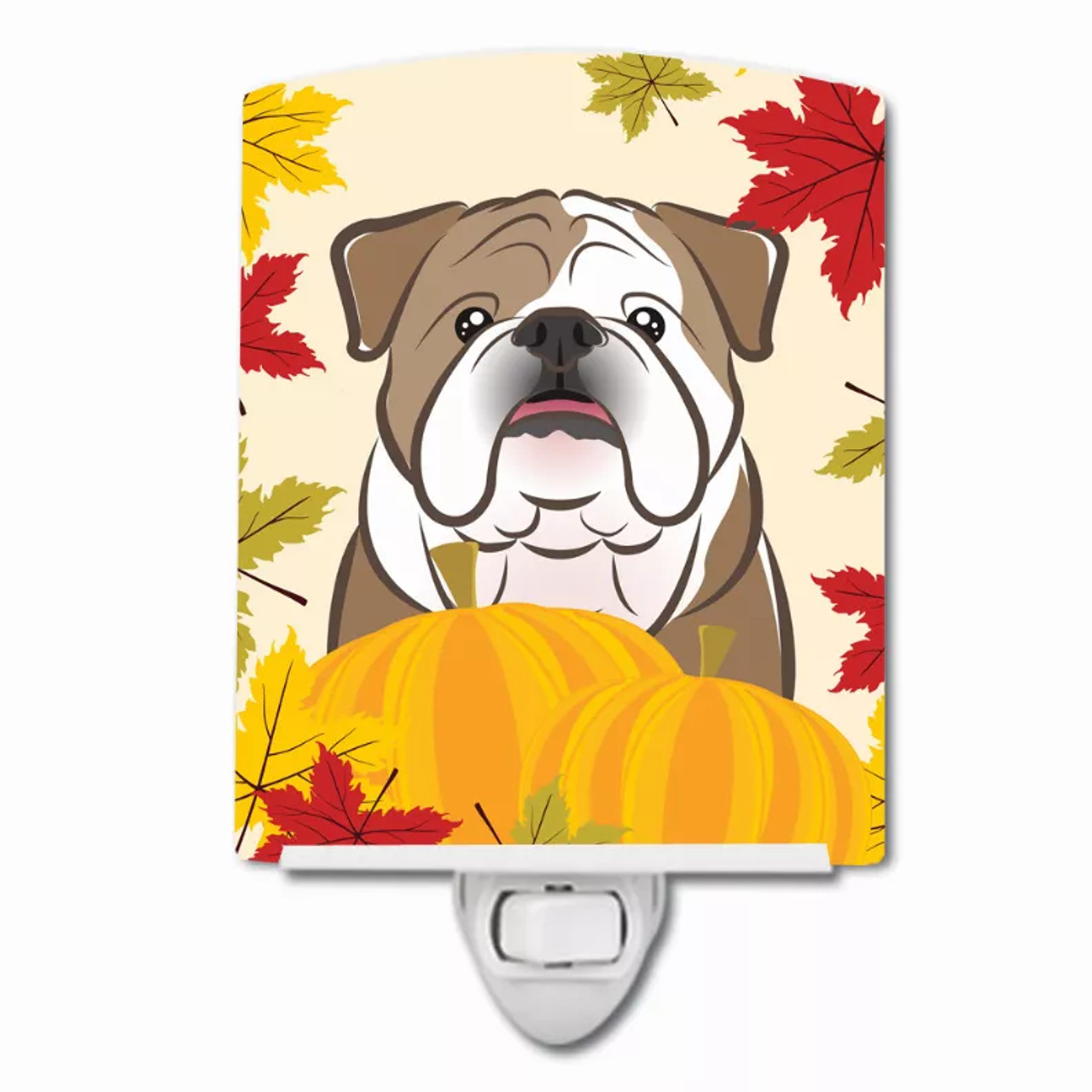 Thanksgiving Design with Dog Ceramic Night Light - S000213B001695P099356V000