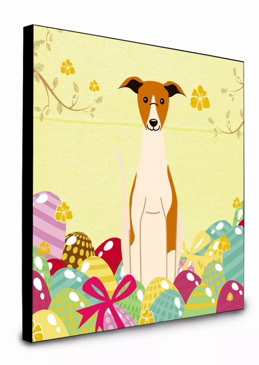 Easter Eggs Dog Artwork Wall Panel