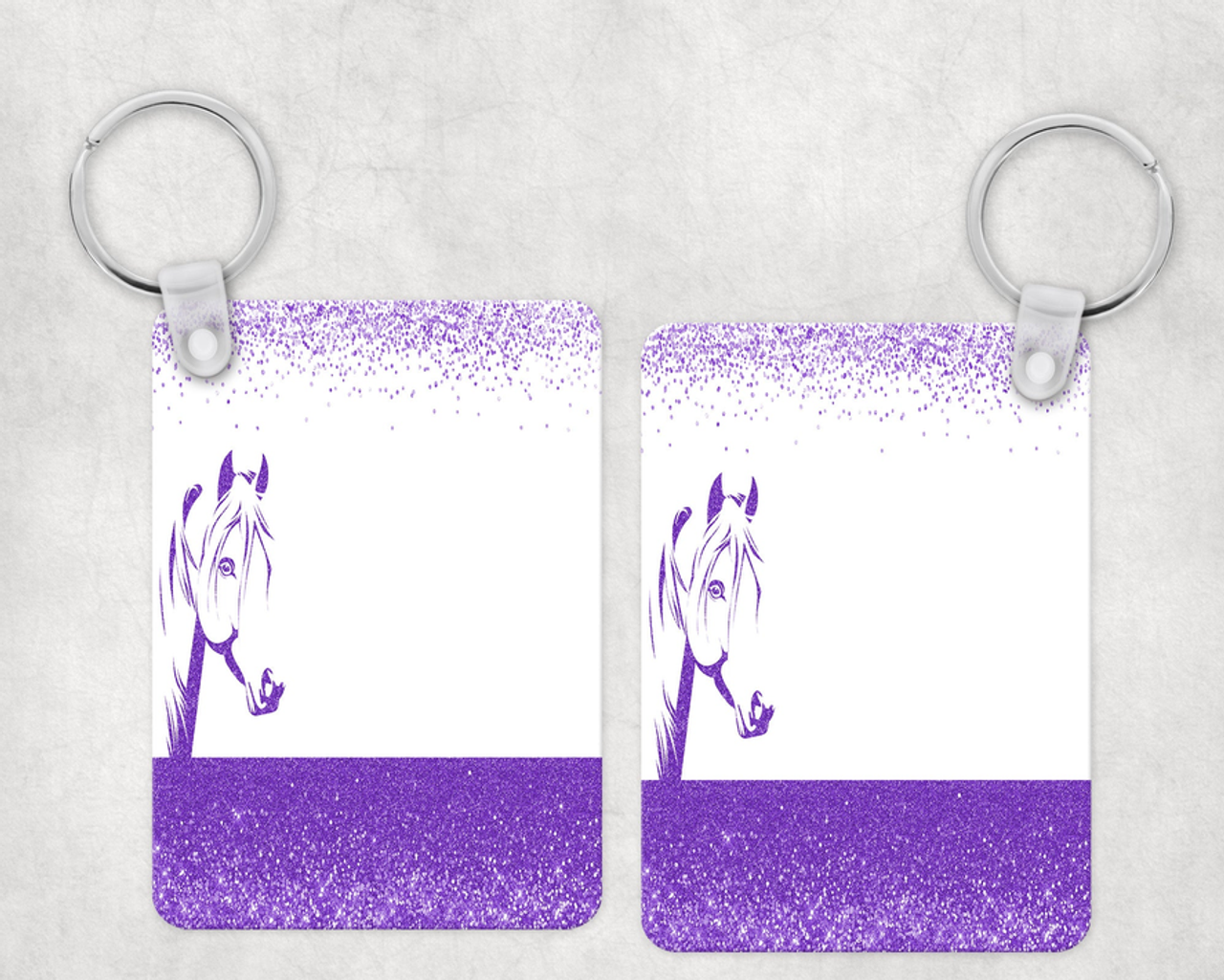 Purple Horse Keychain Purple Horse Keychain