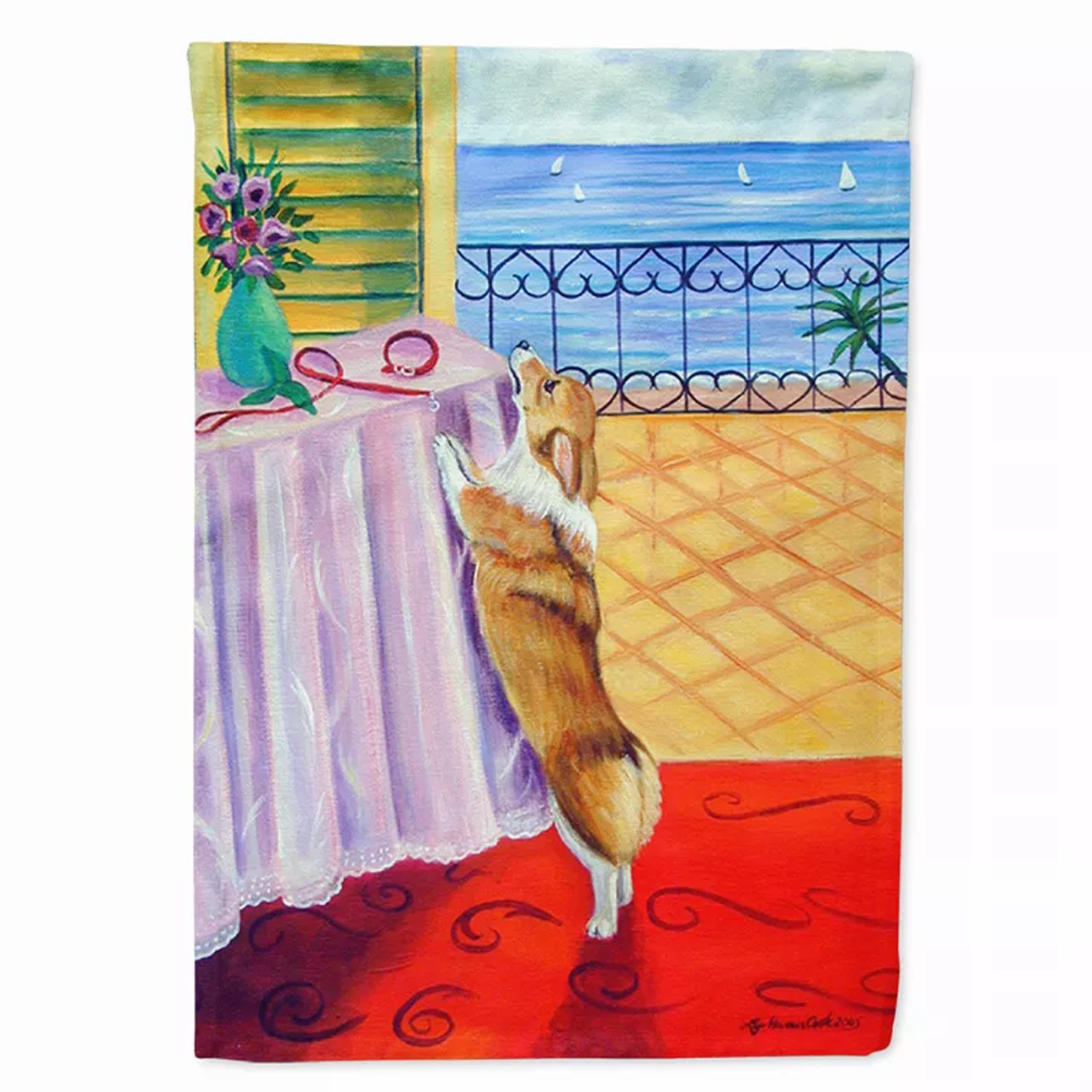 Dog Breed Art Flag Canvas - 7285CHF