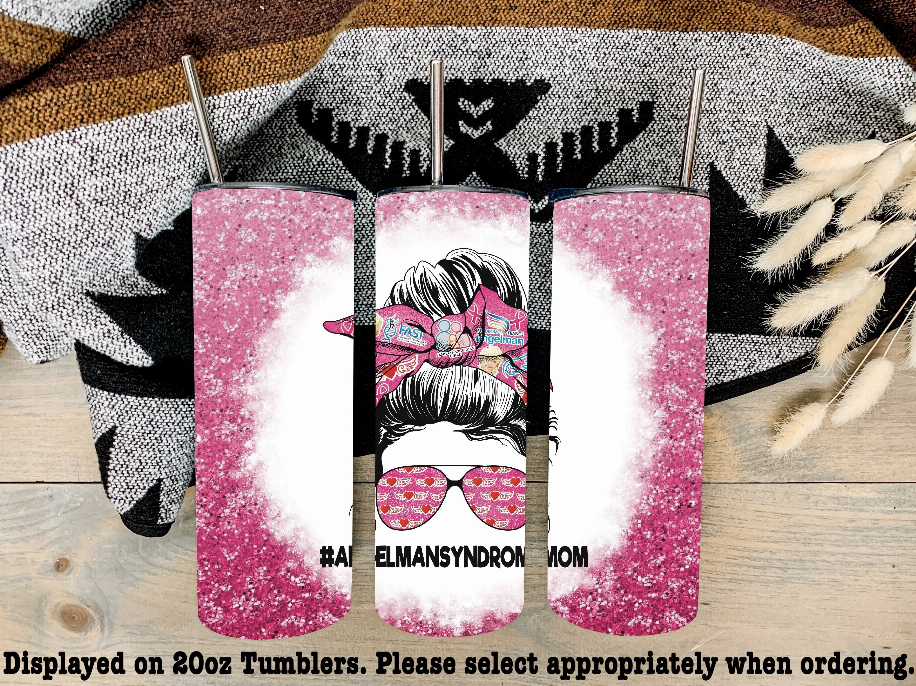 Angelman Syndrome Mom Steel Tumbler