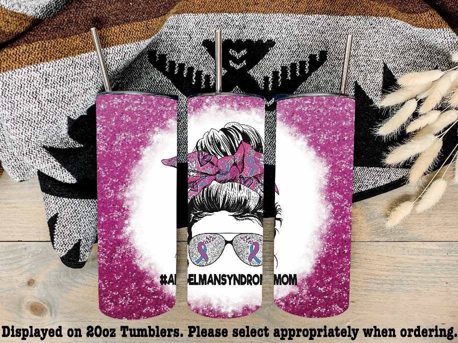 Angelman Syndrome Mom Steel Tumbler