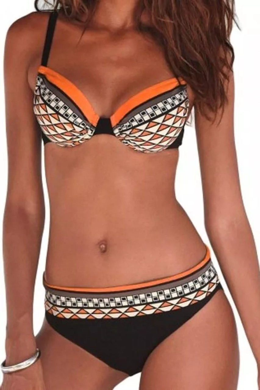 Chica Boho Tribal Bikini - LC411253-14-L