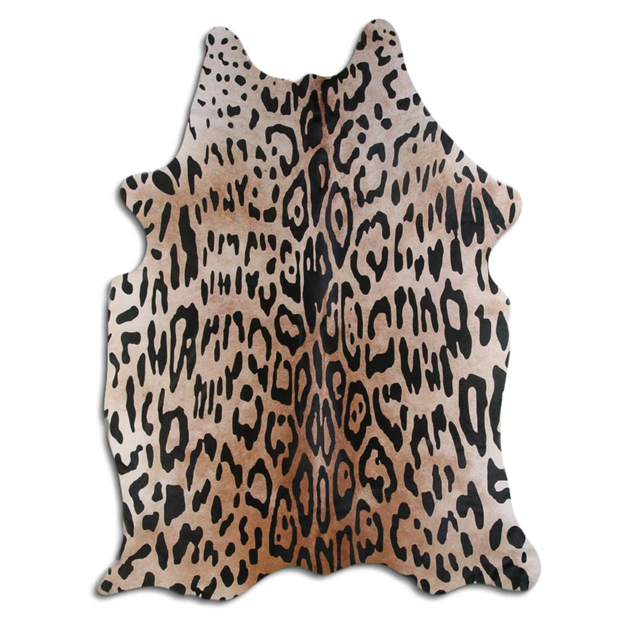 PRINTED HAIR ON COWHIDE AMAZON JAGUAR ON BEIGE - CPSAJABE3A-00128938