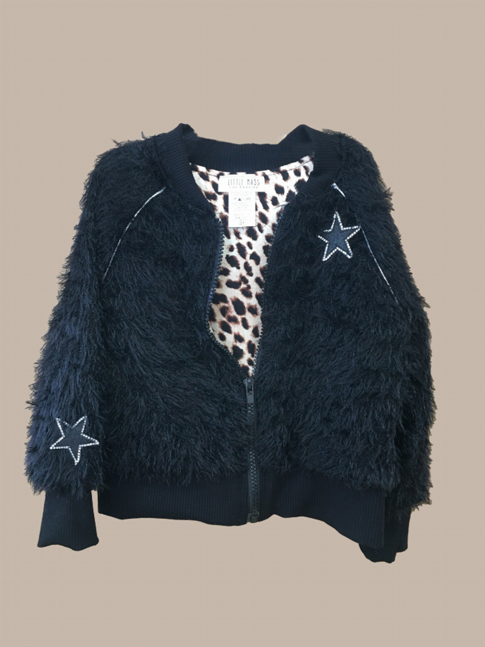 Shaggy Stars Bomber - L4A0019BLK3T