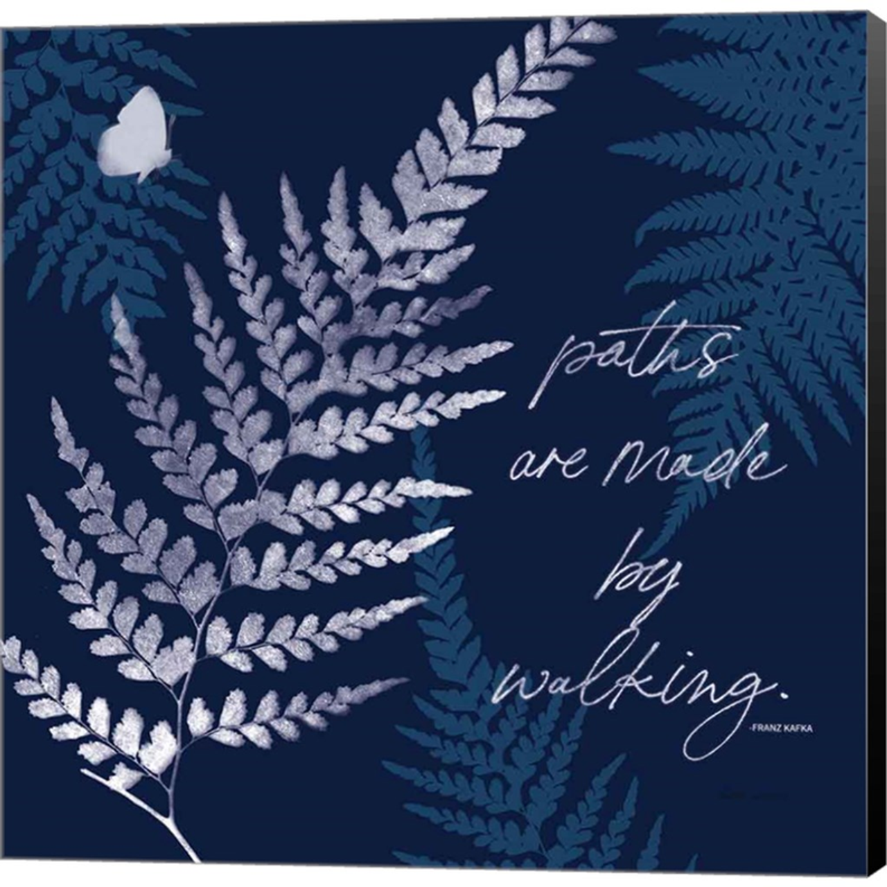 Dark True Blue III by Katie Pertiet, Canvas Art
