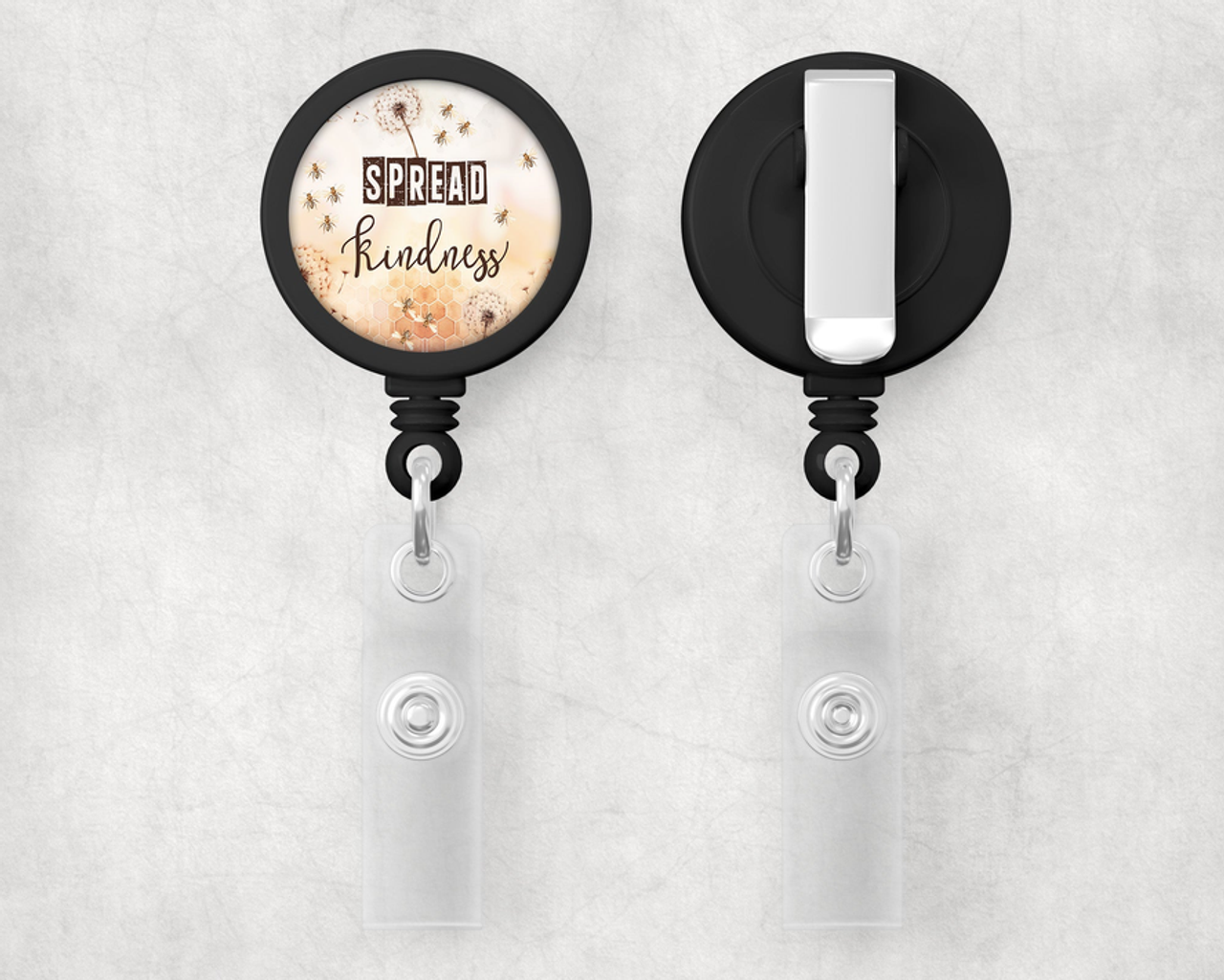 Spread Kindness 1 Inch Retractable Badge Reel