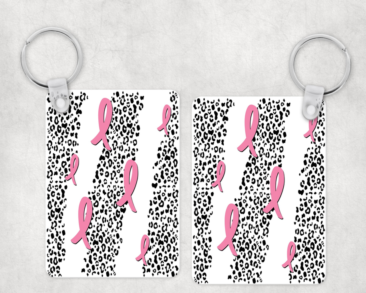 Pink Ribbons Keychain