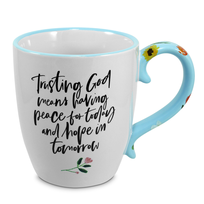 Coffee Mug Trusting God Peace Hope 19 Oz