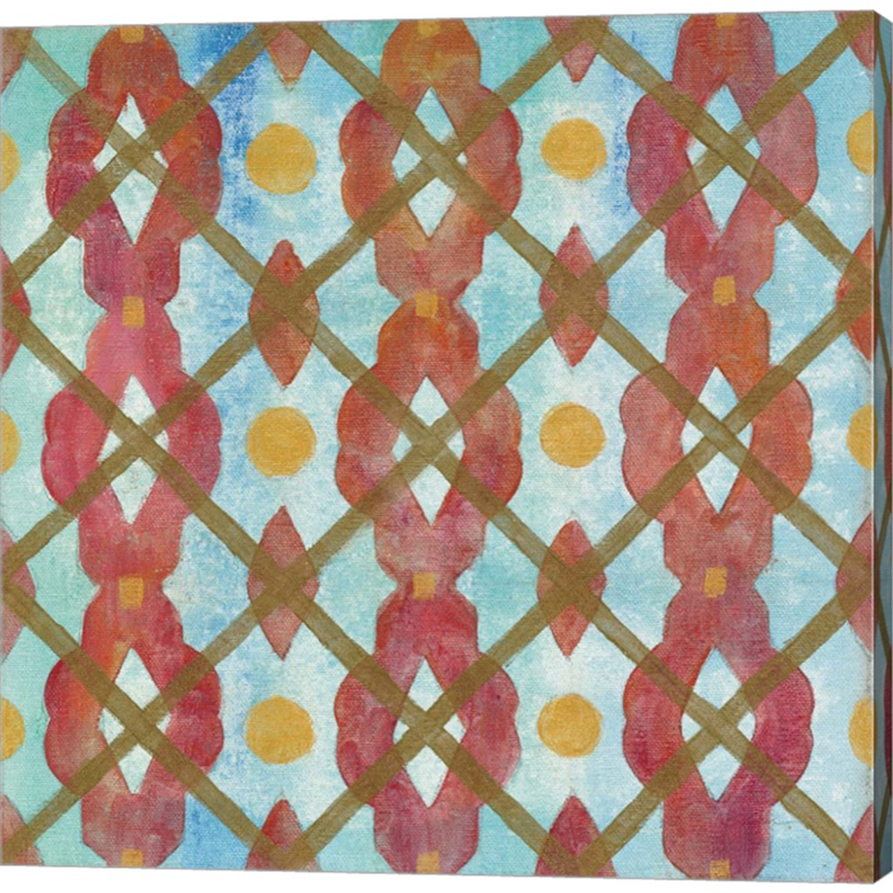 Boho Lattice III by Silvia Vassileva, Canvas Art