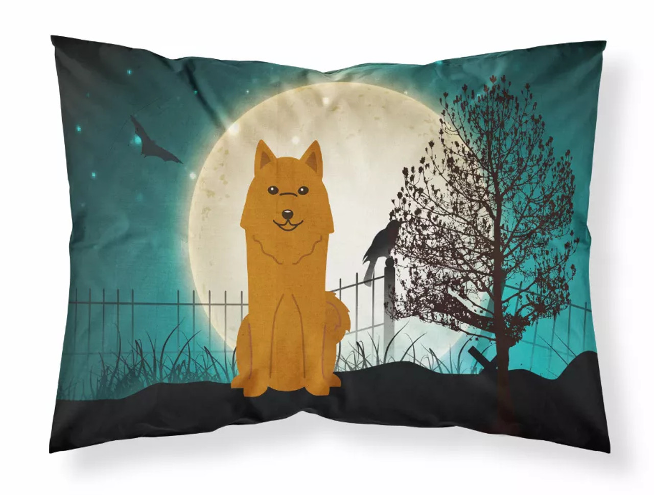 Halloween Scary With Dog Fabric Standard Pillowcase - S000213B001695P069530V000