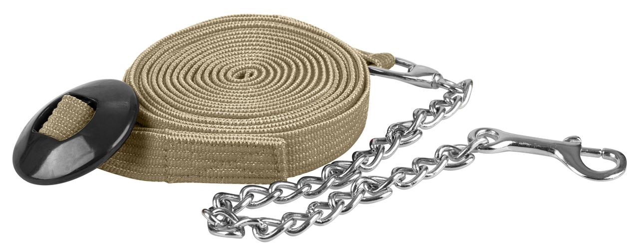 Gatsby Cotton Lunge Line w/ Rubber Donut and Chain - S000164B000551P000415V000