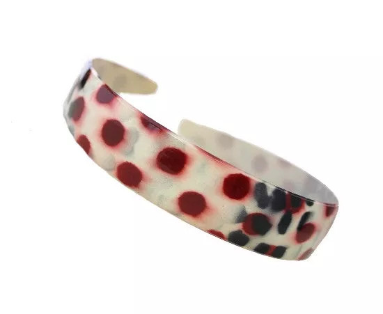 Spotted Headband (Red, Black, & White) - 4518-12